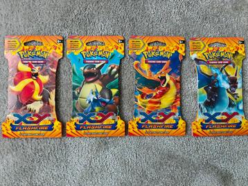 Pokemon XY FlashFire blister sleeved booster artset  beschikbaar voor biedingen