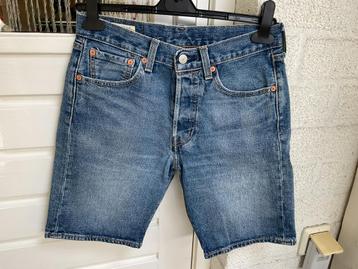 Levi’s, Levi Strauss short, korte broek, model 501, maat 28. beschikbaar voor biedingen