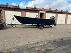 Vis/plezierboot met 20pk Yamaha., Watersport en Boten, Ophalen, 10 tot 30 pk, Gebruikt, Tot 6 meter