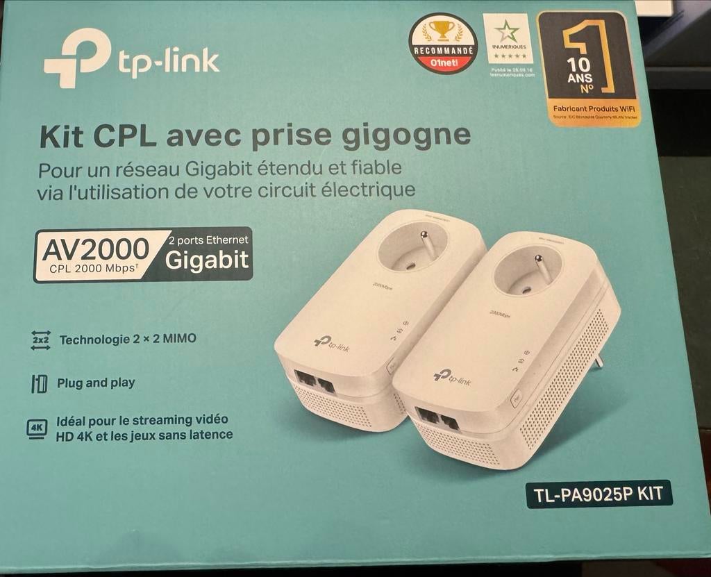 TP-Link Powerline AV2000 TL-PA9025P KIT, Verzenden, Nieuw