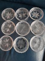 Antieke set glazen onderzetters.........., Antiek en Kunst, Ophalen