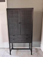 Kast zwart 'Nero webbing, Ophalen of Verzenden, 25 tot 50 cm, Minder dan 150 cm, Minder dan 100 cm