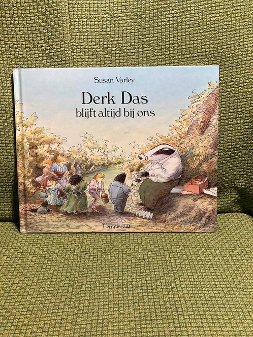 Lemniscaat • Derk Das blijft altijd bij ons • Susan Varley, Boeken, Prentenboeken en Plaatjesalbums, Zo goed als nieuw, Ophalen of Verzenden