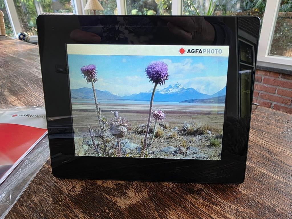 AgfaPhoto digitale fotolijst - AF5078MS – 7 inch, Ophalen of Verzenden, Zo goed als nieuw