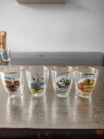 4 souvenirs shot glaasjes, Verzamelen, Glas en Borrelglaasjes, Ophalen of Verzenden, Zo goed als nieuw