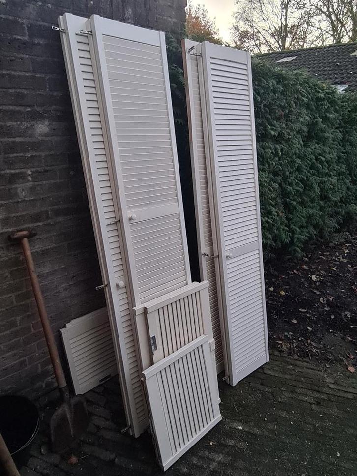 Latten kastdeuren, Huis en Inrichting, Kasten | Dressoirs, Gebruikt, Ophalen