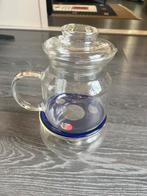 Glazen theepot met theelicht houder, Ophalen of Verzenden, Zo goed als nieuw