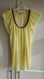 Geel t-shirt van chiffon maat M, Maat 38/40 (M), Geel, Ophalen of Verzenden, Zo goed als nieuw