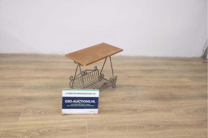 Brocante Lectuurbak Bijzettafel, Antiek en Kunst, Antiek | Overige Antiek, Ophalen of Verzenden