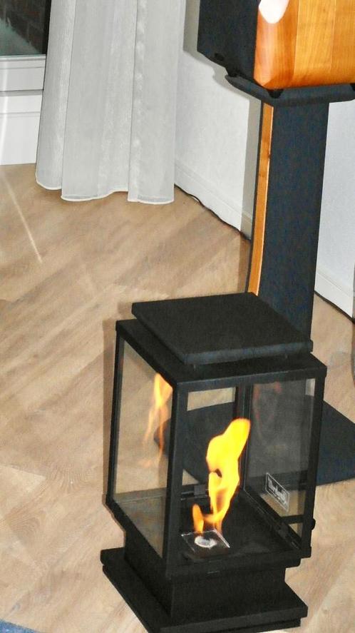 SFEERLICHT werkt met bio-ethanol, Huis en Inrichting, Woonaccessoires | Kandelaars en Kaarsen, Gebruikt, 25 tot 50 cm, Metaal