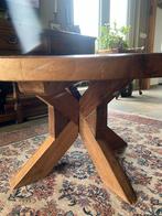 Houten Salontafel met kruispoot, Ophalen