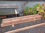 Douglas palen 4 stuks 15 x 15cm 250cm lang, Doe-het-zelf en Verbouw, Hout en Planken, Ophalen, Zo goed als nieuw, 250 tot 300 cm