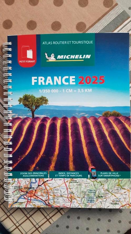 Toeristische landkaart Frankrijk 2025 klein formaat, Boeken, Atlassen en Landkaarten, Ophalen