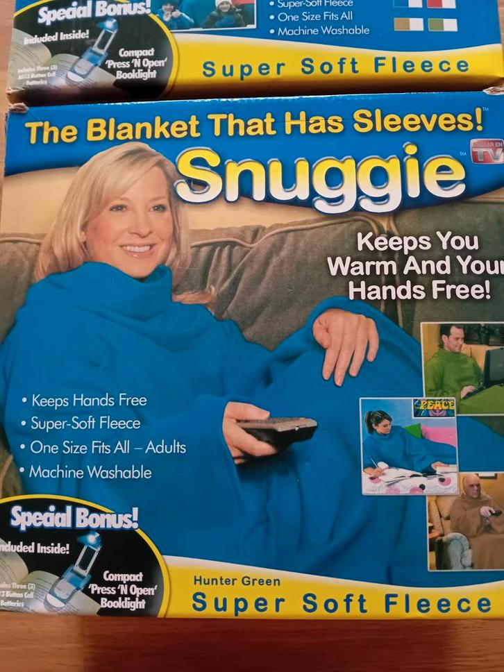Snuggie Deken met Mouwen - Hunter Green - Nieuw!, Huis en Inrichting, Woonaccessoires | Overige, Nieuw, Ophalen of Verzenden