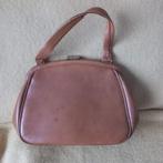 Lichtbruine damestas jaren '60/'70 kunstleer VINTAGE, Ophalen of Verzenden, Gebruikt, Bruin, Handtas