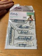 Crafters companion stempel 11, Hobby en Vrije tijd, Ophalen of Verzenden, Zo goed als nieuw, Houten stempel