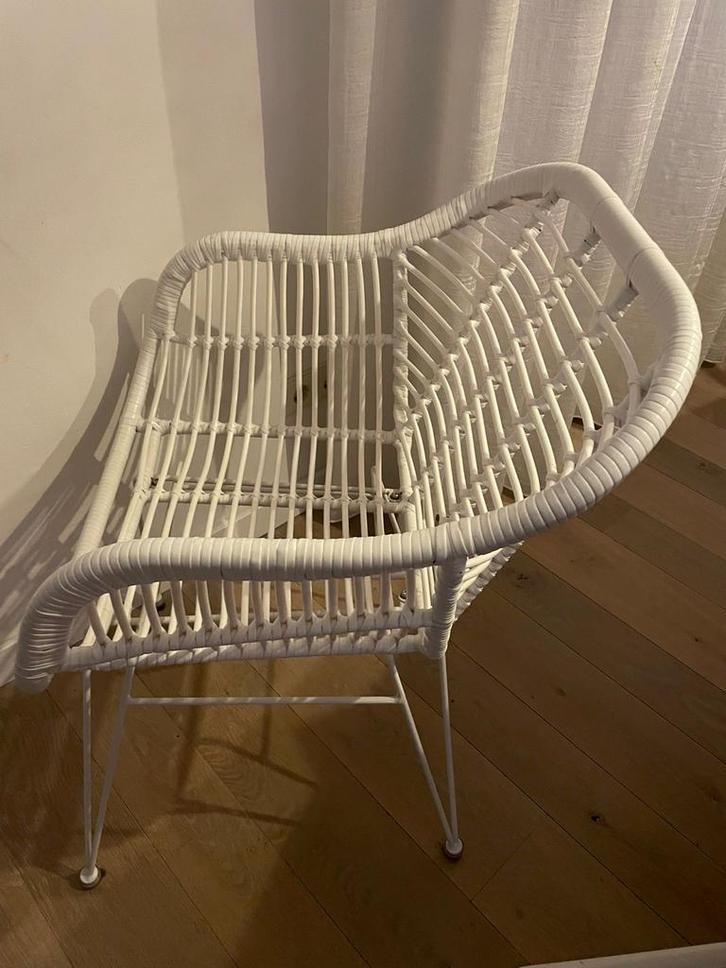 Westwing Rotan Eetkamerstoel 6x, Huis en Inrichting, Stoelen, Zo goed als nieuw, Vijf, Zes of meer stoelen, Ophalen