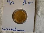 Prachtig goud vijfje wilhelmina 1912, Ophalen of Verzenden, Koningin Wilhelmina, 5 gulden, Goud