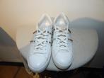 Valentino witte sneakers leer studs zilver kleurig veters 38, Verzenden, Wit, Valentino, Sneakers of Gympen