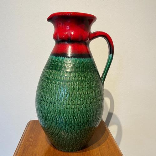 Vintage West Germany Vaas Silberdistel 30 cm hoog, Antiek en Kunst, Antiek | Vazen, Ophalen of Verzenden