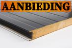 Aanbieding Sandwichpanelen wand antraciet-wit 40-60-80-100mm, Doe-het-zelf en Verbouw, Platen en Panelen, Ophalen, Nieuw, Overige materialen