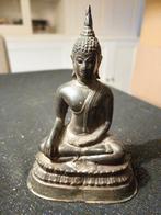 bronzen zittende Sukhothai Boeddha, Ophalen of Verzenden, Zo goed als nieuw, Religie