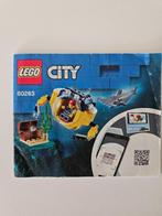 Lego city bouwbeschrijving 60263 duikboot, Ophalen of Verzenden, Gebruikt, Lego