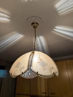 Mooie lamp met glas, Ophalen, Zo goed als nieuw, Glas, Minder dan 50 cm