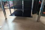 Glazen tv Meubel., Huis en Inrichting, Gebruikt, Minder dan 100 cm, 25 tot 50 cm, 50 tot 100 cm