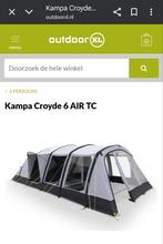 Kampa Croyde 6 AIR TC Tent + Inboedel, Ophalen, Gebruikt, Tot en met 6