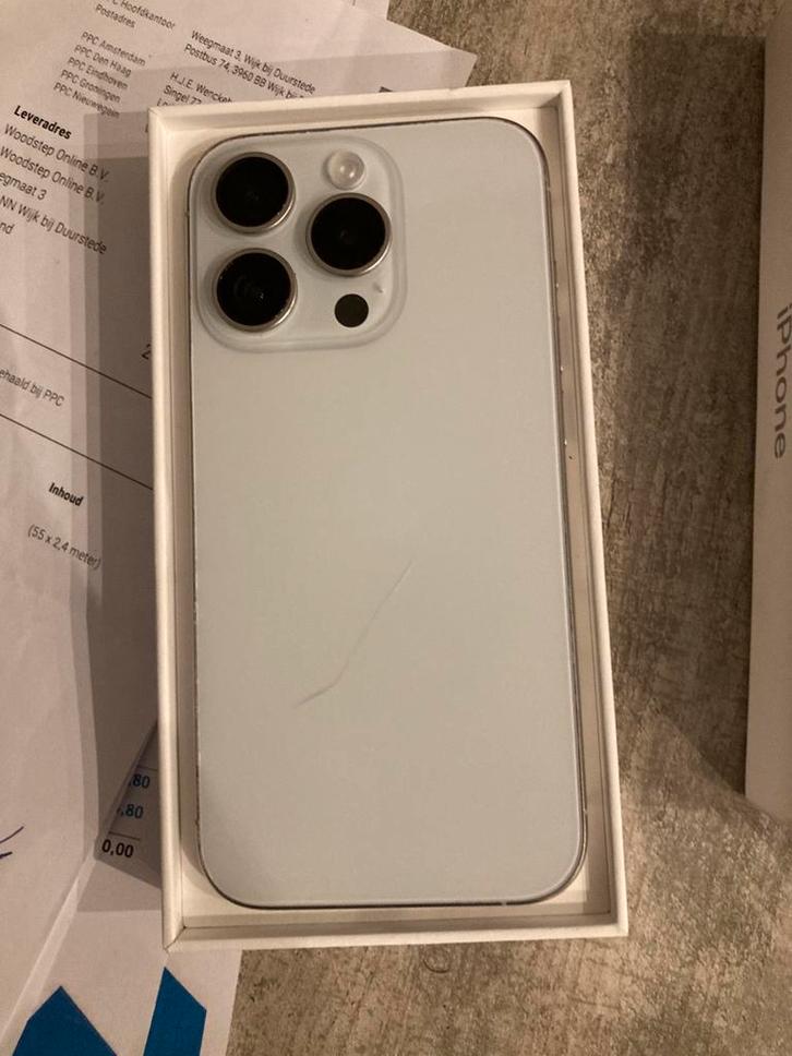 iPhone 15 Pro 128 in Nieuwstaat batterij 100% Ruilen mogelij, Telecommunicatie, Mobiele telefoons | Apple iPhone, Zo goed als nieuw