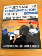 Applied mass communication theory second edition, Sociale wetenschap, Ophalen of Verzenden, Zo goed als nieuw