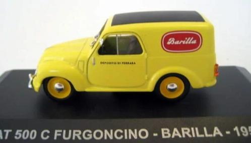 Fiat 500 C Furgoncino Barilla, Hobby en Vrije tijd, Modelauto's | 1:43, Nieuw, Auto, Overige merken, Ophalen of Verzenden