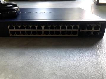 Netgear FS728TP PoE Switch 24 poorts beschikbaar voor biedingen