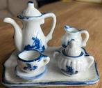 Miniatuur Delfts blauw Theeservies, Antiek en Kunst, Ophalen of Verzenden
