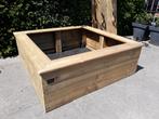 houten ZANDBAK 100x100 incl deksel kant en klaar geleverd, Ophalen, Nieuw
