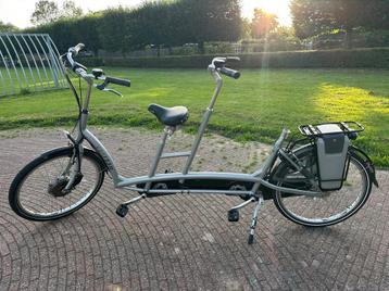 Van Raam Twinny Elektrische tandemfiets grijs beschikbaar voor biedingen