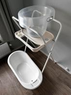 Badje en tummy tub met standaard, Kinderen en Baby's, Badjes en Verzorging, Tummy Tub, Zo goed als nieuw, Standaard, Ophalen