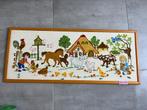 Mooi geborduurd voor de baby-kinderkamer(op de boerderij), Kinderen en Baby's, Kinderkamer | Inrichting en Decoratie, Ophalen of Verzenden
