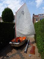 Mooie optimist met trailer en toebehoren, Watersport en Boten, Zeilen en Zeiltoebehoren, Minder dan 15 m², Gebruikt, Ophalen