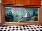 Schilderij Jezus Christus met lijst, Antiek en Kunst, Ophalen