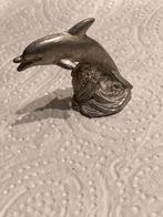 Metalen beeldje dolfijn, Ophalen of Verzenden, Zo goed als nieuw, Dier