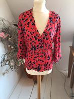 Mooi MarCCain/MarC Cain blouse maat 5 rood/zwart, Zo goed als nieuw, Verzenden, Marccain, Rood