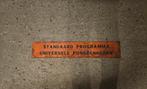 Vintage Emaille Reclamebord - Standaard Programma, Ophalen, Gebruikt, Reclamebord