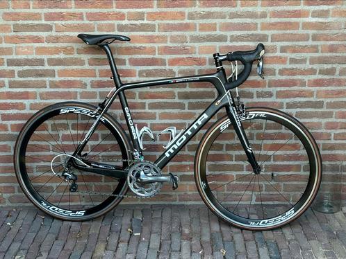 Gianni Motta Carbon Racefiets Wielrenfiets zwart 58 cm, Fietsen en Brommers, Fietsen | Racefietsen, Ophalen