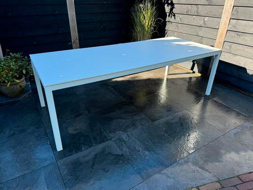 Royal Botania Taboela tafel 240x100, Tuin en Terras, Tuintafels, Zo goed als nieuw, Rechthoekig, Aluminium, Ophalen of Verzenden
