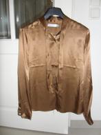 Nieuwe bruin/chocoladekleurige blouse maat 42 merk Julien Le, Kleding | Dames, Bruin, Maat 42/44 (L), Nieuw, Ophalen of Verzenden