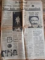 Maanlanding 1969 telegraaf, Verzamelen, Tijdschriften, Kranten en Knipsels, Ophalen of Verzenden, 1960 tot 1980, Tijdschrift