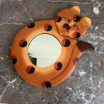 Houten kat spiegel – Folk art wanddecoratie, Info@weirdfinds.nl, Ophalen of Verzenden, Zo goed als nieuw, Roosendaal