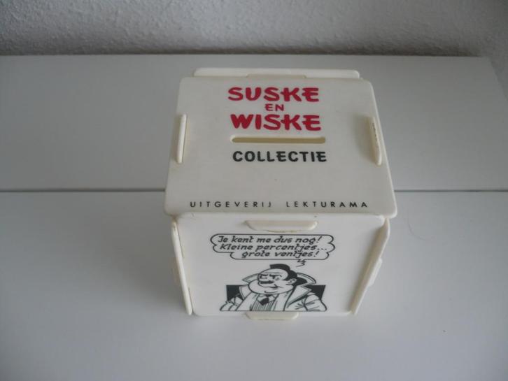 Suske en Wiske spaarpot ( 1987 ), Verzamelen, Spaarpotten, Gebruikt, Strip- of Tekenfilmfiguur, Kunststof, Ophalen of Verzenden